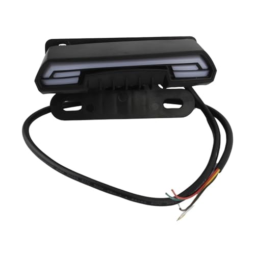 Luz trasera de motocicleta de 12V para rutas de enduro con freno dinámico y señales integradas