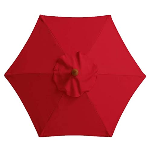 Toldo de repuesto para parasol excéntrico de 2.7m y 6 varillas en jardines y terrazas