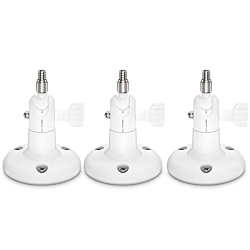 HOLACA セキュリティ壁マウント - eufyCam 2C 2C Pro Eおよび2、Wyze Cam Outdoor、Arlo Pro 4 Arlo Pro 3 Pro 2、Arlo Ultra、リングスティックアップカム、インドアカム、Arlo Essential(3パック) (ホワイト)（Amazon）