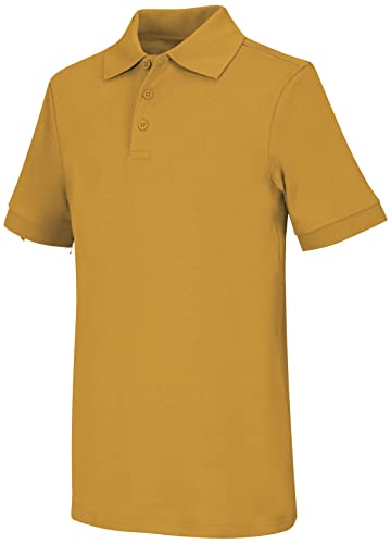 CLASSROOM Boys' Uniform Short Sleeve Interlock Polo