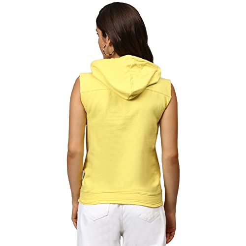 Image of Campus Sutra Cotton Women High Neck Sweatshirt