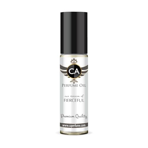 CA Perfume Impression of Fierceful for Men Fragrance Oil Woody Aromatic Scent Long Lasting Cologne for Men Travel Size TSA Ready Mini Parfum Body Oil Roll-on 0.33 Fl Oz 10ml