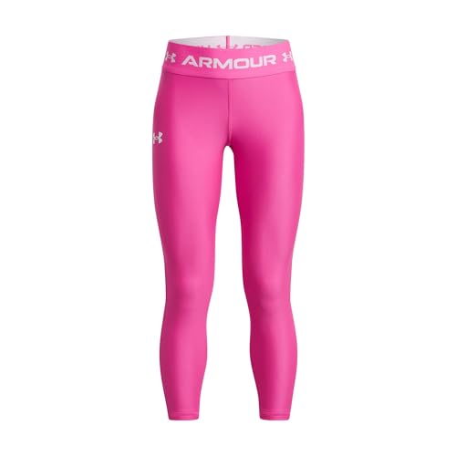 Image of Under Armour Kids Girl's Armour HeatGear Ankle Crop (Big Kids)