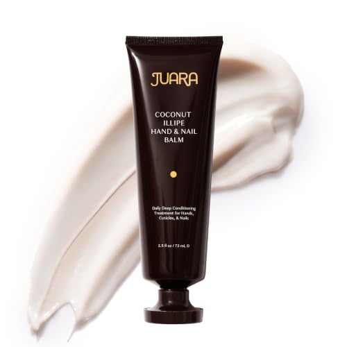 Juara Hand & Nail Balm - Anti Aging Hand Cream for Dry Cracked Hands - Cuticle Treatment with Coconut Oil & Shea Butter - Moisturizing Hand Cream for Women - Natural Ultra-Rich Hand Balm