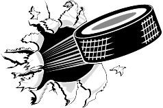 6" Printed color puck thru wall gray Hockey Skate Ski Winter Snow Snowboard sticker decal for any smooth surface such as windows bumpers laptops or any smooth surface.