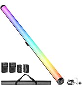 GVM LED RGB lichtslang wandlamp, 45W, handmatige wandlamp, APP/DMX Control Full Color LE...