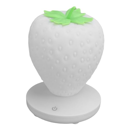 Lámpara de noche de fresa recargable USB LED miniatura 4