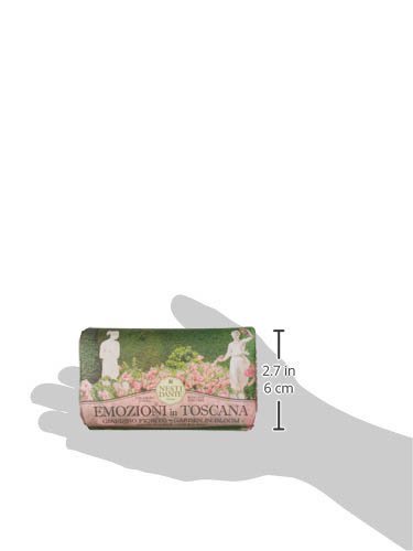 Miniatura 5 de Saponeria Nesti Firenze Jabón natural perfumado "Giardino Fiorito", línea "Emozioni in Toscana", paquetes de 8.8 onzas (8.82 oz) (paquete de 6)
