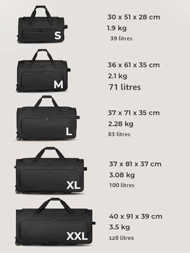 Sac de voyage 71 cm REDOLZ pour homme et femme | Votre complice de liberté