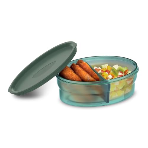 Image of VAYA Yumbytes Plastic Snack Box, Snack Container for Kids & Adults, Perfect for School, Work, & Travel, 400 ml