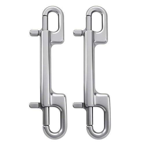 Mousqueton double en acier inoxydable de haute résistance pour chaîne