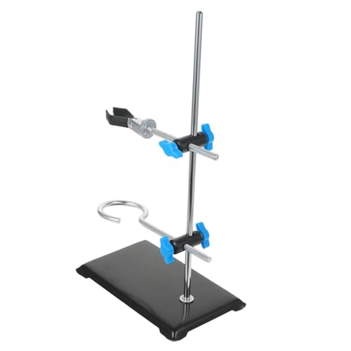 COSMEVIVI Detachable Lab Stand Mini Iron Support Chemistry Lab Equipment 30cm Tall Easy to Carry Store Random Style