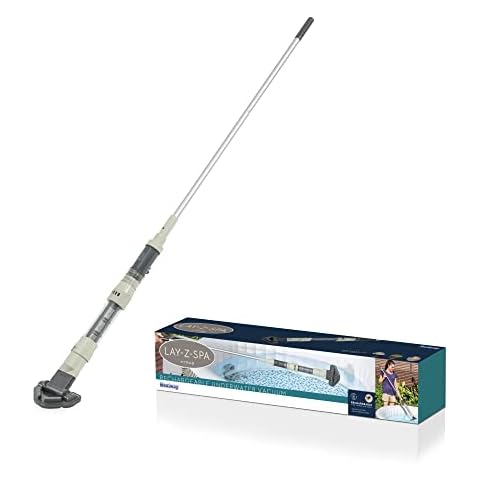 Lay-Z-Spa Underwater Rechargeable Vacuum, Wireless Cleaning Tool for Hot Tubs and Pools, Hot Tub Maintenance, Grey,60313 Cover