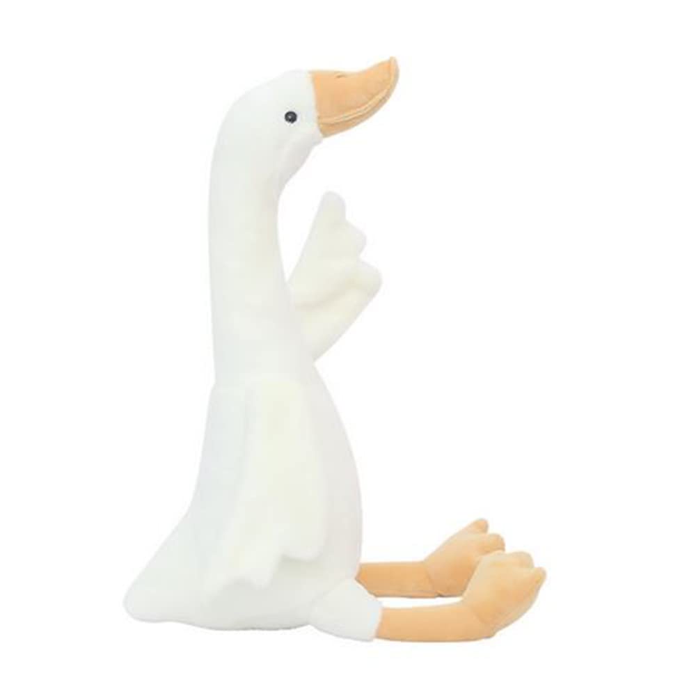 OUKEYISwan Stuffed Animal, Soft Smooth Goose Plush Stuff Toy Gifts for for Kids, Babies, Toddlers 15.7“