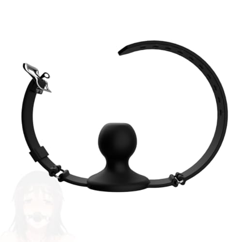 Aaobor Collar negro con hebilla ajustable, accesorio gótico de moda para cosplay, material suave