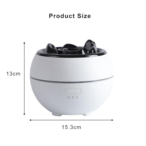 Difusor aromático eléctrico Volcano Humidifier 360 mL blanco miniatura 7