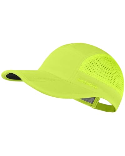 GADIEMKENSD Folding Running Men Hat Long Brim Golf Hats Quick Dry Baseball Caps Unstructured Breathable Light Cooling Cap Adjustable Trucker Hat for Outdoor...