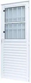 Porta Social C/postigo 210x070 Branco Lado Esquerda L.25