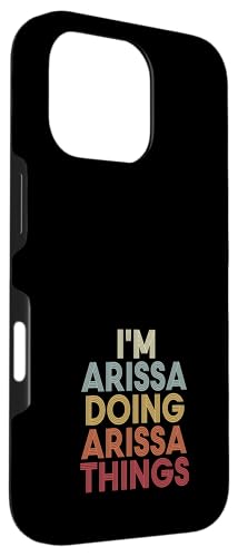 Arissa Name Arissa Personalized Name First Given Coque pour iPhone 16 Pro – vue 3