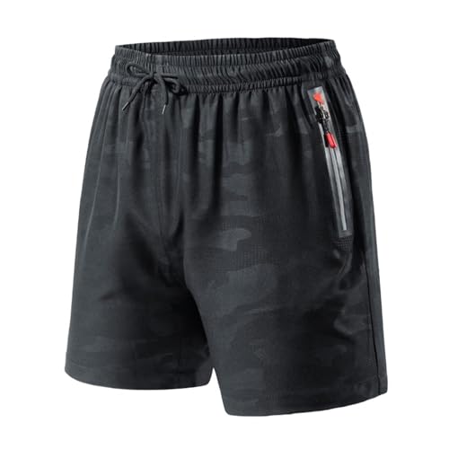 Ymosrh Mens Casual Training Shorts Lightweight Athletic Hiking Running Workout Gym Active Shorts with Pockets, M-3XL