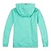 Jingle Bongala Boys Girls Lightweight Breathable Raincoat Waterproof Hooded Rain Jacket Windbreaker Easy to Fold-Cyan-140