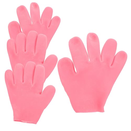 minkissy Hydrating Gloves Overnight Moisturizing Gloves for Dry Silicone Glove Set