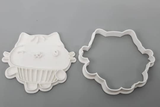 Miniatura 5 de Gabbies Dollhouse Cat Cookie Cutter & Stamp