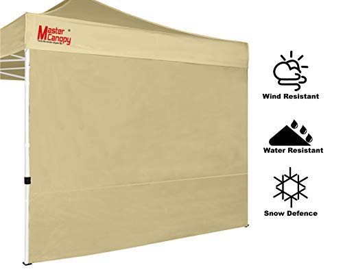 Image of MASTERCANOPY Instant Canopy Tent Sidewall for 10x10 Pop Up Canopy, 1 Piece, Gold