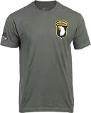 101st Airborne Division Screaming Eagles | Licensed U.S. Army Military Infantry Tee Shirt (T-Shirt) for Men Women-(Militarygreen,L)