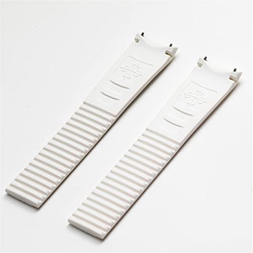Bracelet caoutchouc 21mm pour Patek Philippe Aquanaut avec broches - 2