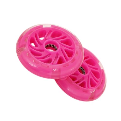 Ruedas de entrenamiento para bicicleta SUPVOX 2 piezas, ruedas auxiliares de PU brillantes con rodamientos para niños, soporte seguro y silencioso para aprender a montar miniatura 1