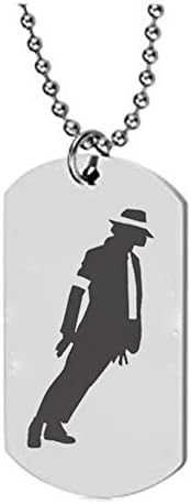 yihan jewelry Michael Jackson Assorted Pendants Stainless steel Unisex MJ Pendant Necklace King Of Pop Dancer Star Charm Necklaces