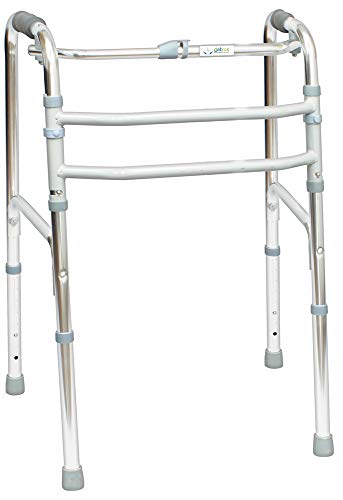 Entros Premium Light Weight Aluminum Height Adjustable Reciprocal Folding Walker - KL915L