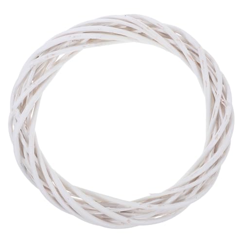 Cabilock Guirlande De Saule Tressée Couronne Osier Décoration à Suspendre pour Loisirs Créatifs Et Intérieurs