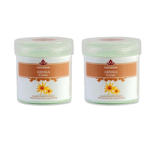 Crema Arnica Naturhof Efecto Antiinflamatoria Alivio De Dolores Musculares y De Huesos Uso Para Masajes Efecyo Calmante Pack 2 Unds