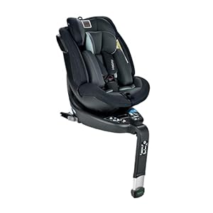 Inglesina Halley, Sillita para coche giratoria, Hasta 7 Años de Edad, 40-125cm, Black