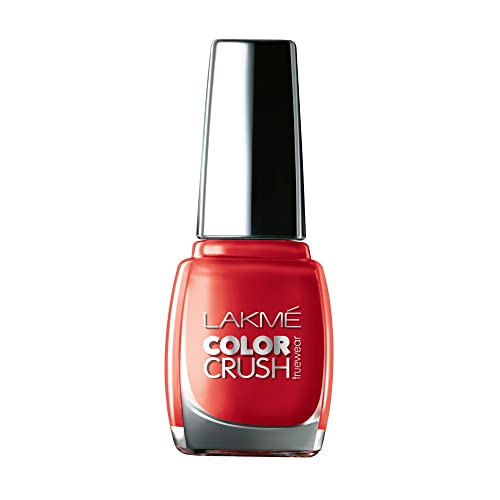Image of LAKME True Wear Color Crush Nail Color, Shimmery Finish, Reds 31, 9 Ml