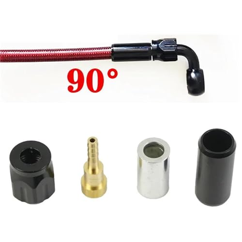 Flexible frein hydraulique anti-dilatation M10 pour restaurer le freinage des motos - 5