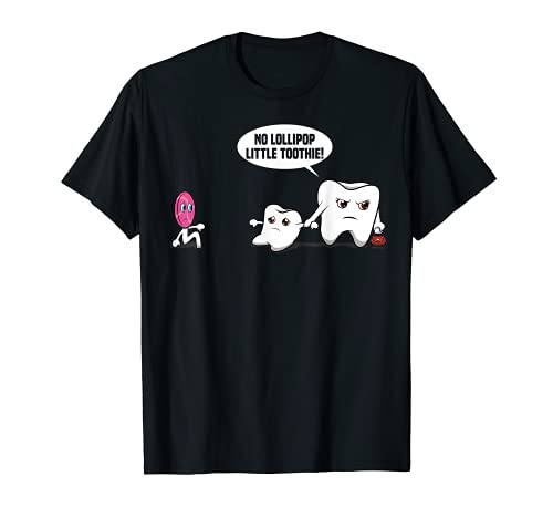 Funny Dentist Lollipop Tooth Dentistry Costume Camiseta