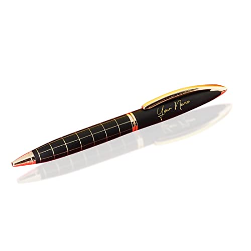 Image of Roshfort customized Executive pen Gifting Personalized Metal Signature Blue Pen With Name Print Engraved Ballpoint Twist Pen Gift for employees,lover,Professional Corporate WhatsApp 7021477165