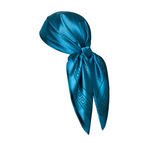 Image of 35 inch Men's Large Square Jacquard Scarf - Cowboy Wild Rugged Style, With Gift Packed