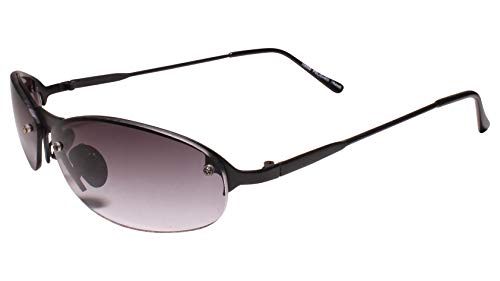 Vintage Dead-Stock Semi Rimless 80s 90s Frame Oval Sunglasses