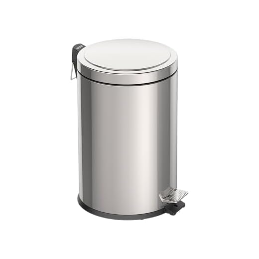2. Lixeira inox com pedal 20L inox – Tramontina