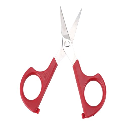 Tnfeeon Tijeras de Bordado, 6 Hojas de Acero Inoxidable con Agarre Cómodo para Manualidades, Costura y Corte de Hilo para Uso en Casa, Escuela, Oficina, para Usuarios Zurdos y Diestros (PIN-1673)