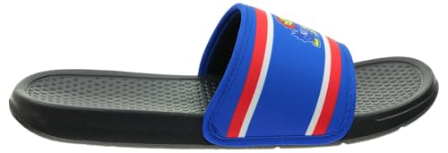Image of FOCO NCAA Printed Team Logo and Color Stripes Comfortable Slide Sandals