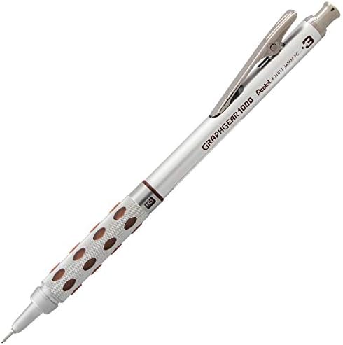 Pentel Graph Gear 1000 Automatic Drafting Pencil, 0.3mm, Brown Accents, 1 Pencil (PG1013E)