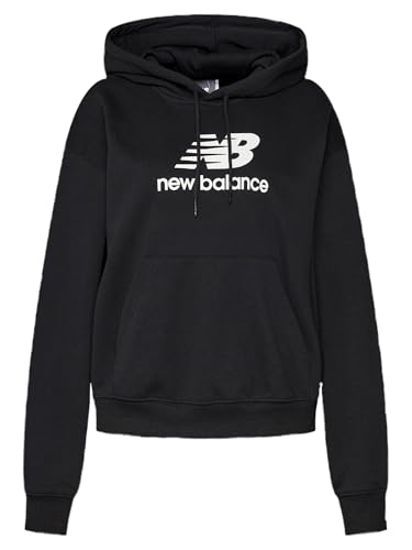 New Balance Women's Standard Sport Essentials French Terry Logo Hoodie