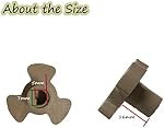2 PCS Microwave Oven Turntable Coupler Y-Shaped Shaft Holder Glass Tray Guide Support with Port for 1.6cm Height Roller(Color Random)