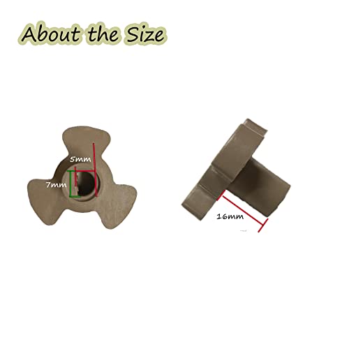 2 Pcs Microwave Oven Turntable Coupler Y-Shaped Shaft Holder Glass Tray Guide Support With Port For 1.6Cm Height Roller(Color Random) #TOP2