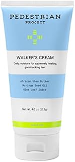 Pedestrian Project Walker’s Foot Cream - Deeply Hydrates, Softens Calluses and Smooths Skin with Soothing Shea Butter, Moringa Seed Oil and Aloe Leaf - Vegan, Cruelty Free, 4 oz